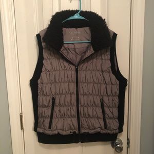 Calvin Klein Mocha Colored Puff Vest